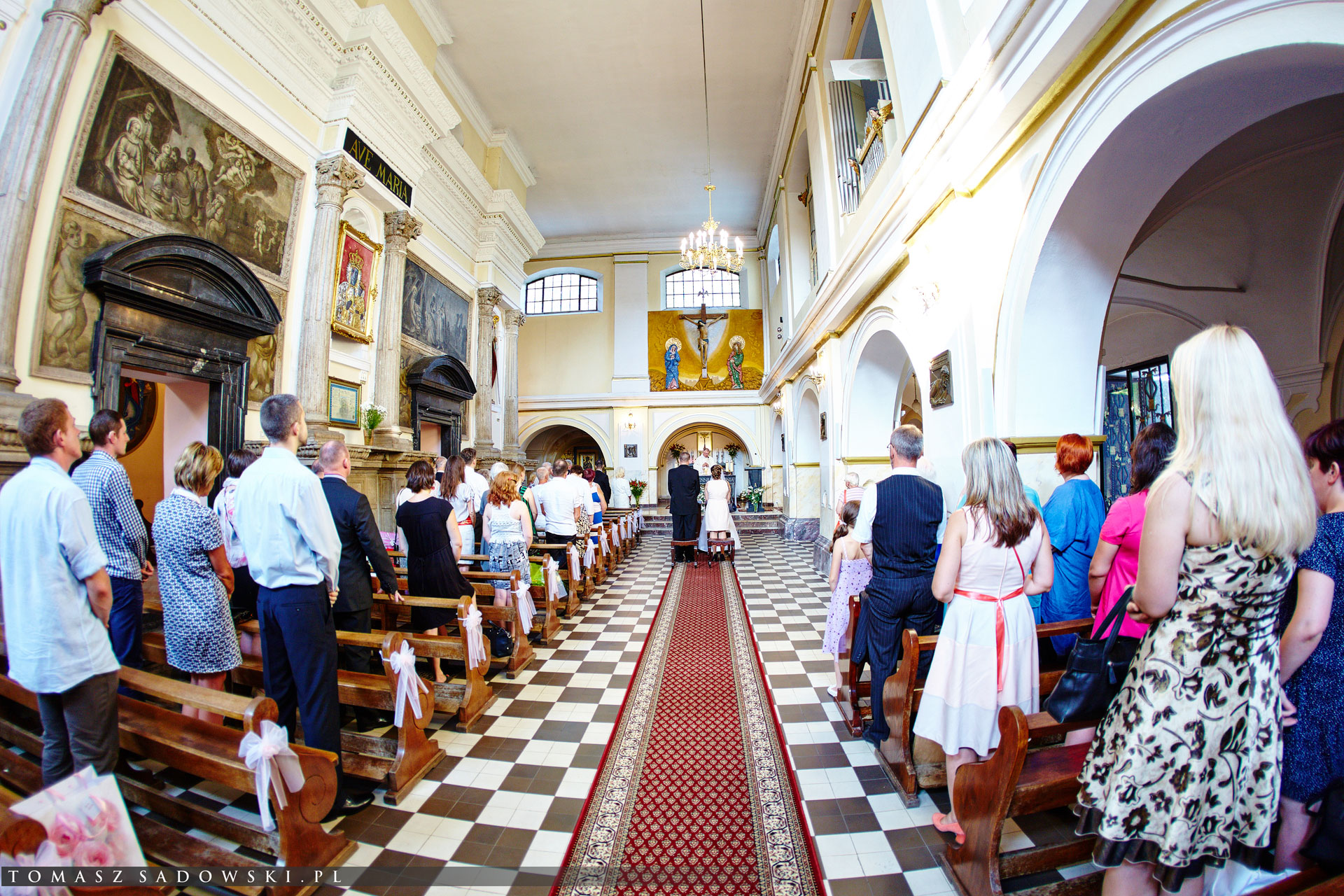 Ślub w Kościele Matki Boskiej Loretańskiej w Warszawie